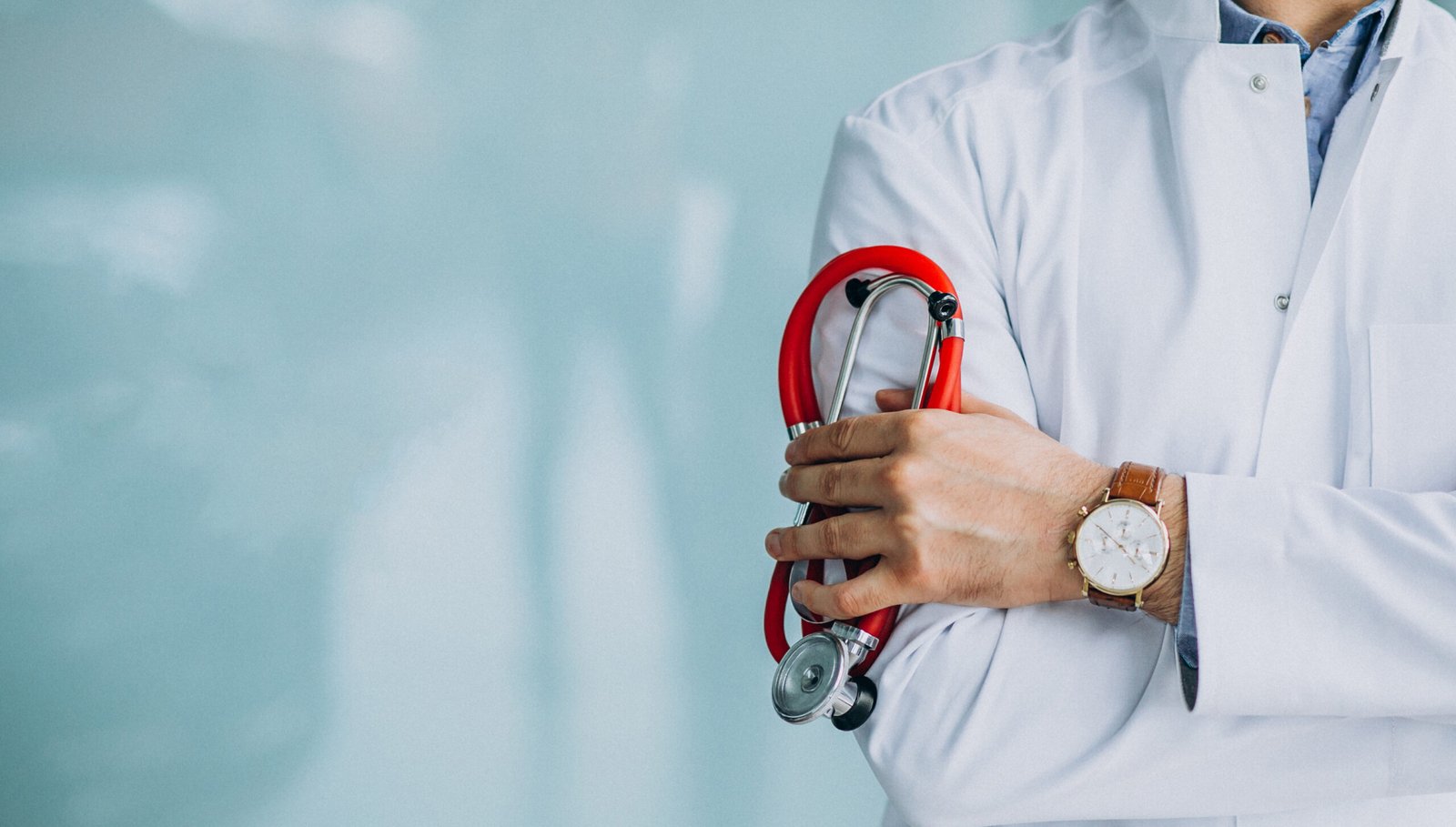 Young Handsome Physician Medical Robe With Stethoscope Scaled 1 E1765105548860